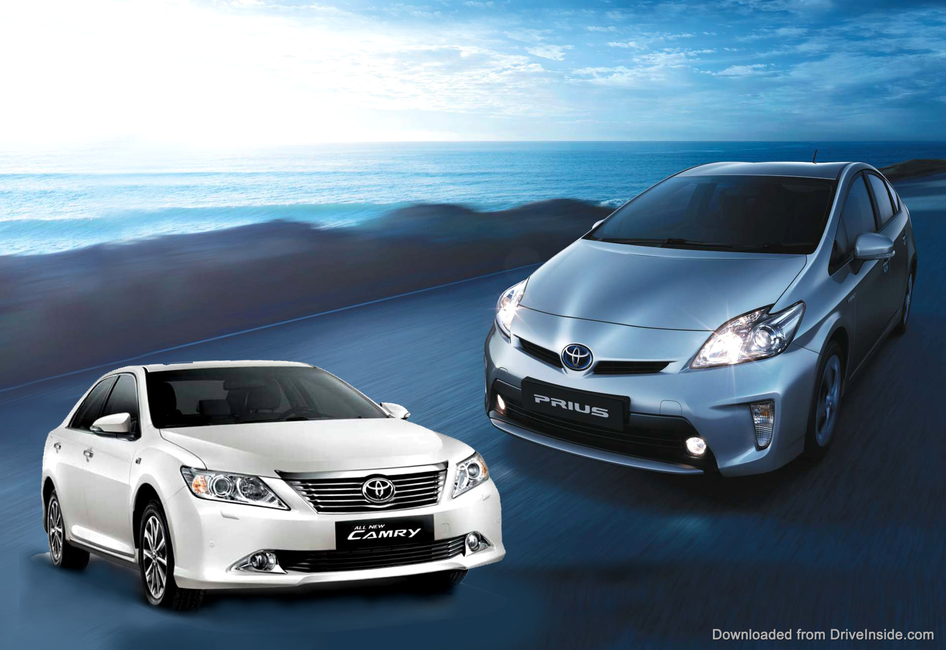 Toyota Camry and Prius