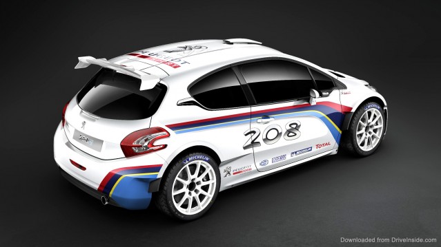Sebastien Loeb and the 208 T16 Pikes Peak