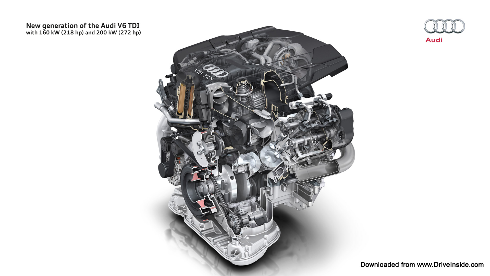 Audi V6 3.0 TDI Clean Diesel engine