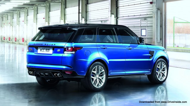 2015 Range Rover Sport SVR rear