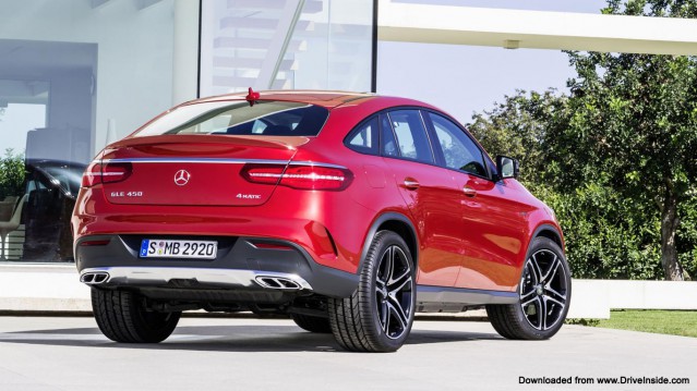 Mercedes GLE Coupe rear wallpaper