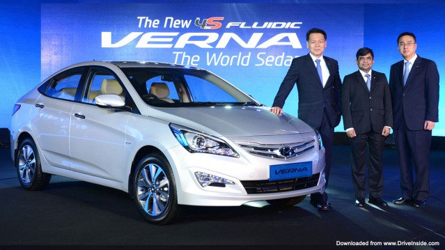 New Hyundai 4S Fluidic Verna launch in India