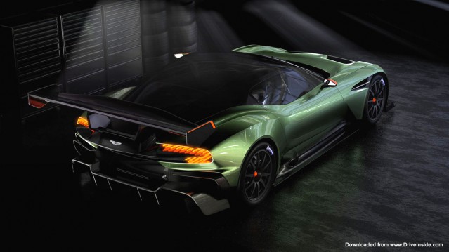 Aston Martin Vulcan rear wallpaper