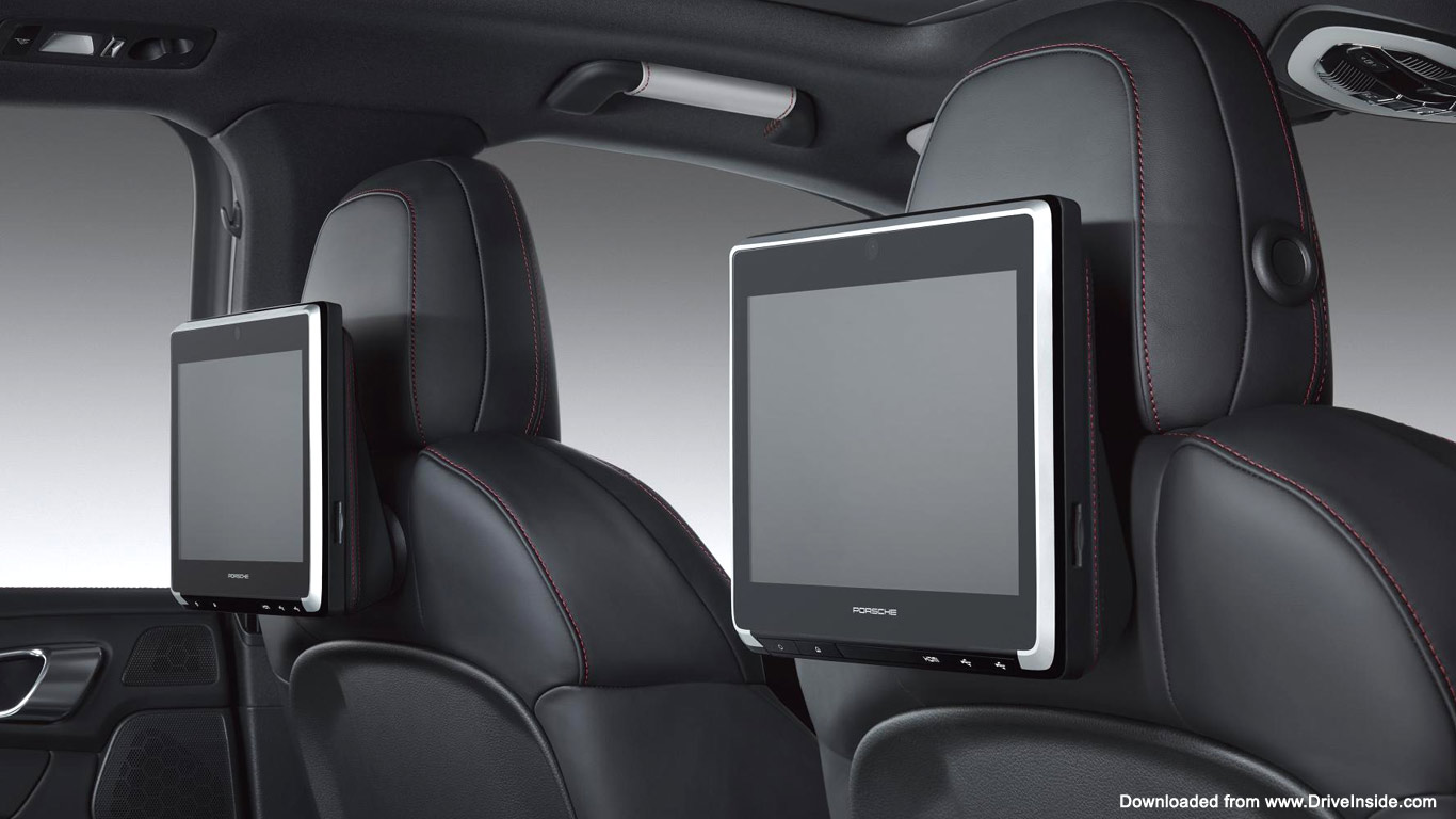 Porsche rear seat entertainment
