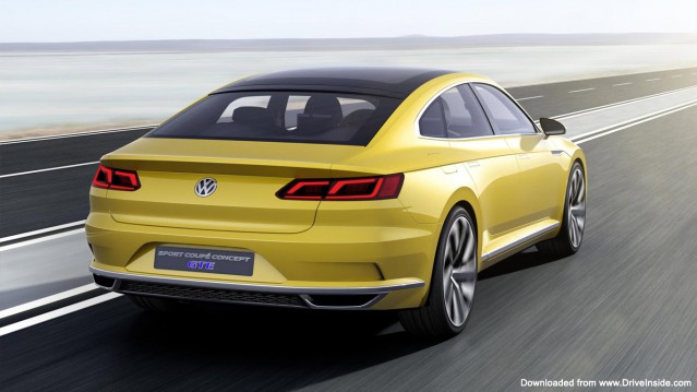 Volkswagen Sport Coupe Concept GTE rear wallpaper