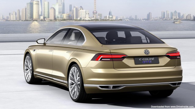 Volkswagen C Coupe GTE rear wallpaper
