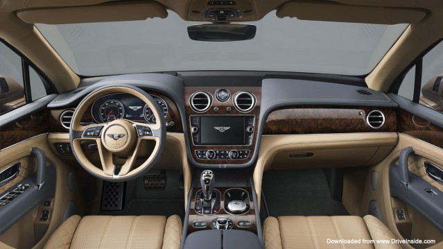 Bentley Bentayga dashboard wallpaper