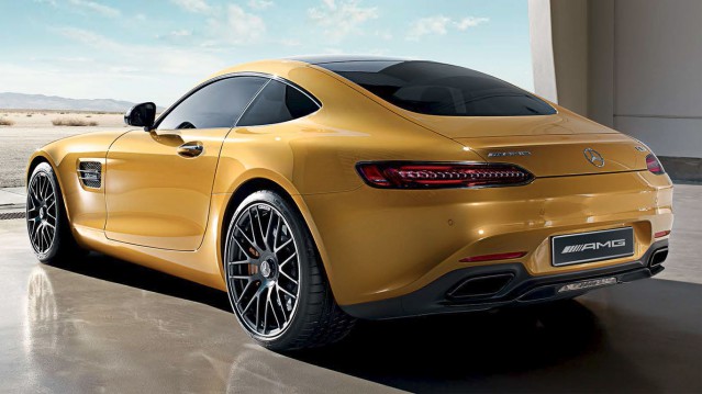 Mercedes AMT GT S rear wallpaper