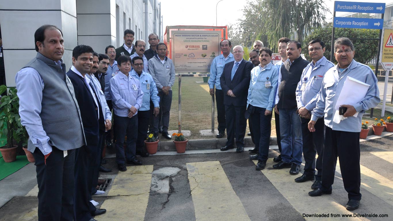 Yamaha inaugurates 4000 KW Solar Power Project at its Surajpur Plant‏