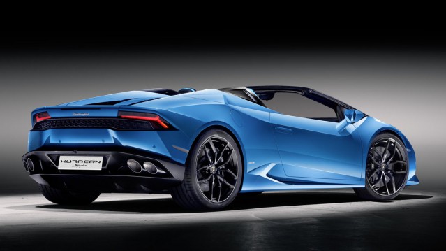 Lamborghini Huracan LP 610-4 Spyder rear