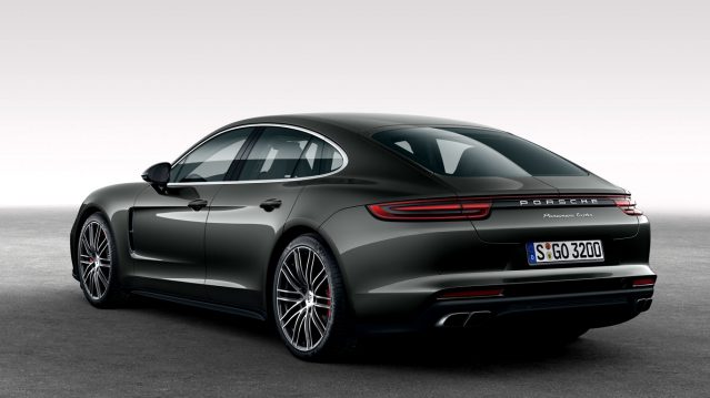New Porsche Panamera rear view
