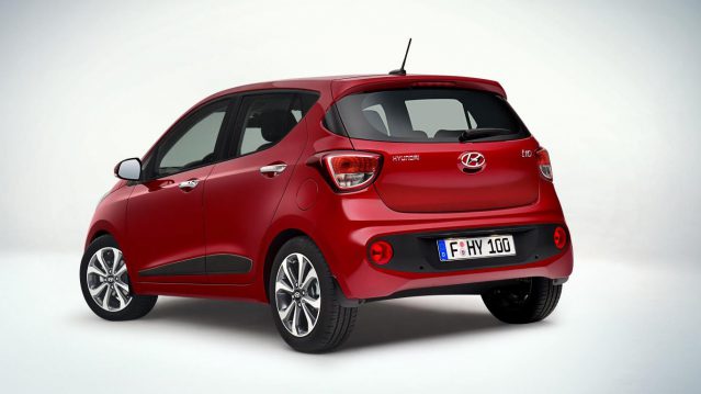 Hyundai i10 facelift rear