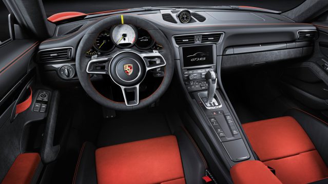 Porsche 911 GT3 RS interior