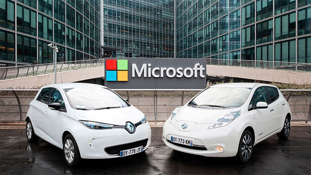 Renault Nissan and Microsoft