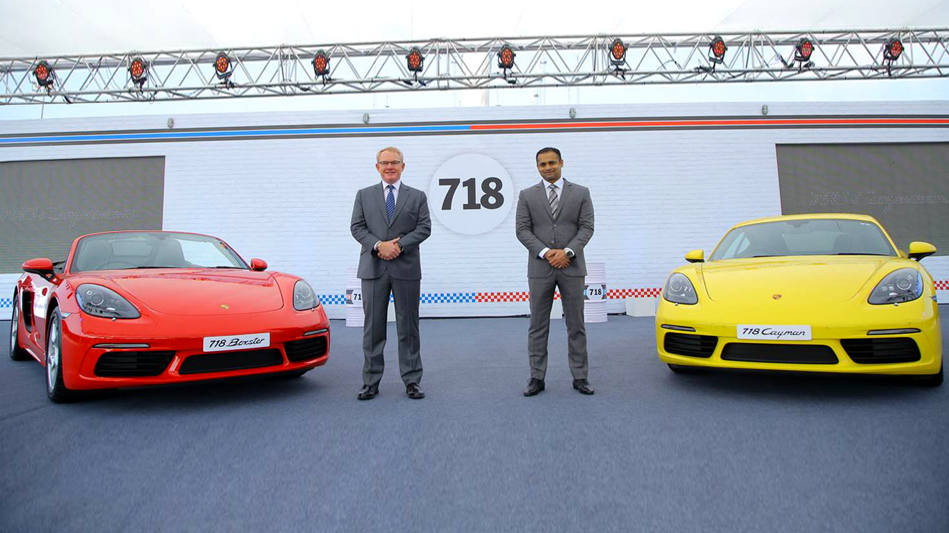 Porsche India launches the new 718 Cayman and 718 Boxster