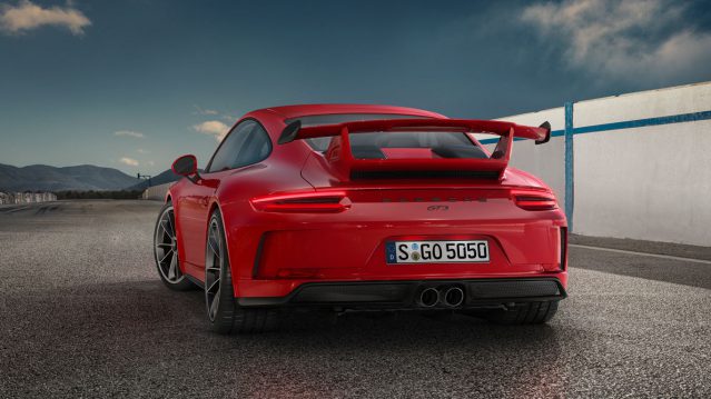 New Porsche 911 GT3 rear