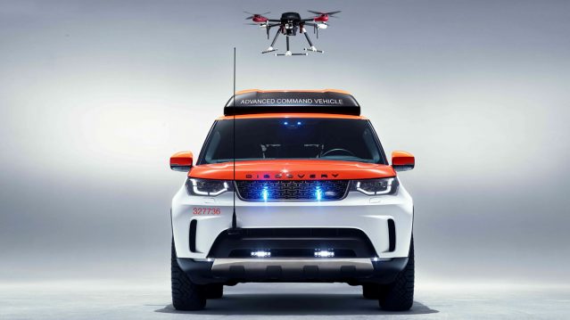 Land Rover Discovery Project Hero grill