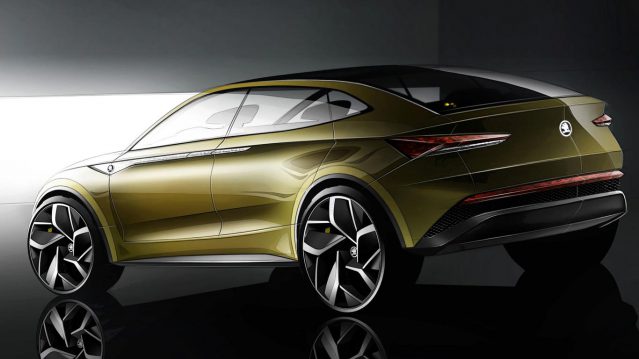Skoda Vision E rear