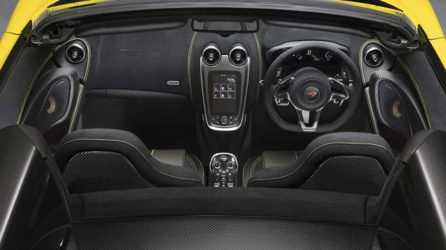 McLaren 570S Spyder interior