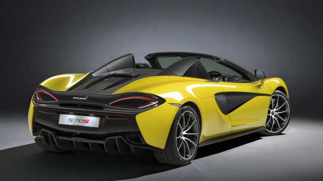 McLaren 570S Spyder rear