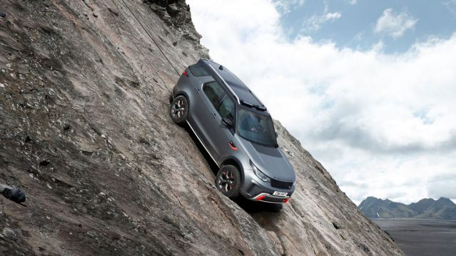 Land Rover Discovery SVX top view